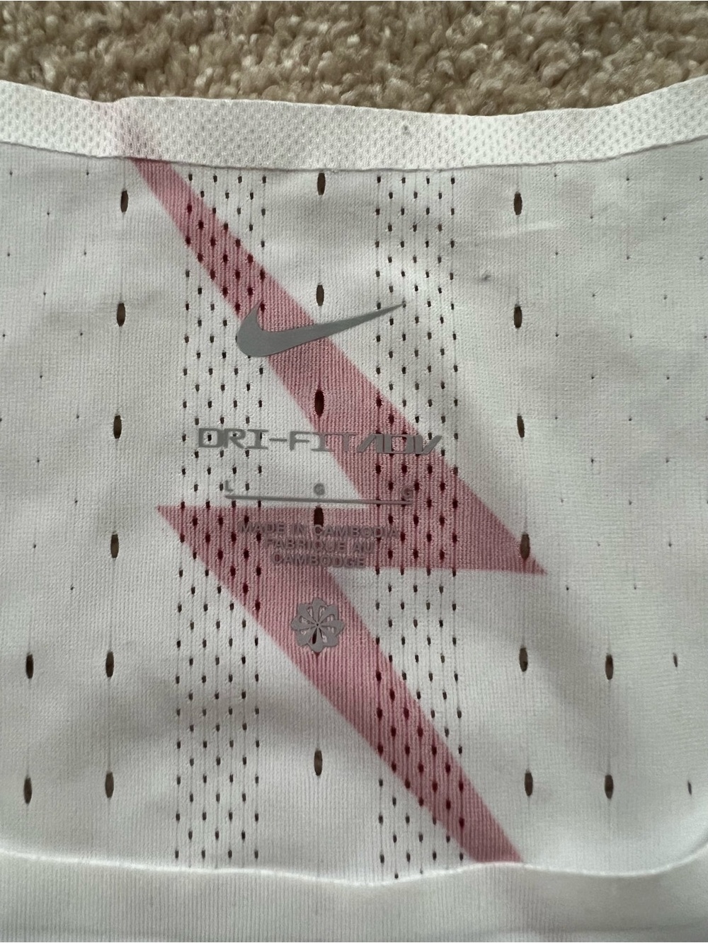 Nike Aeroswift Bowerman Track Club BTC Running Singlet US L White CW1257-100 - Picture 3 of 4